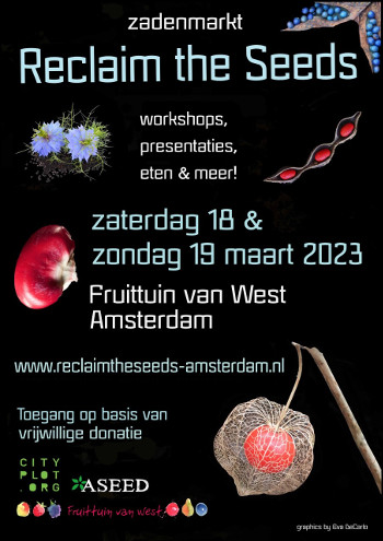 poster Reclaim the Seeds Nijmegen 2023